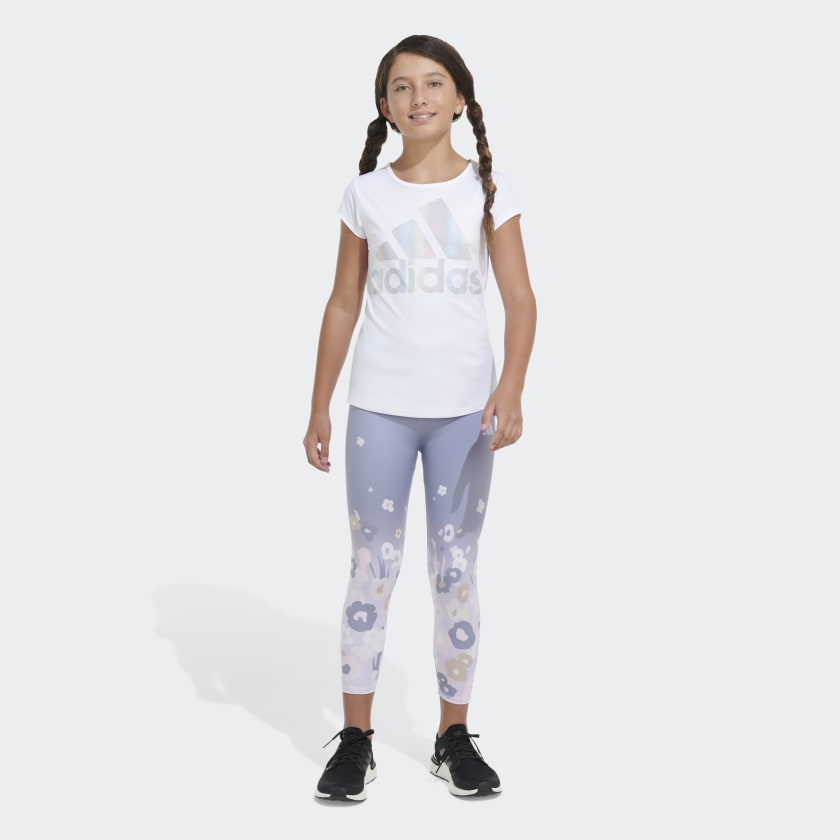 🔥Junior Girls Adidas Leggings Tight Youth Children Kids 4/5/6/7/8