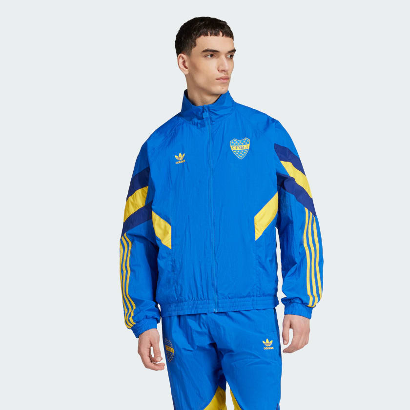 adidas Campera Deportiva Originals Boca Juniors Azul adidas Argentina