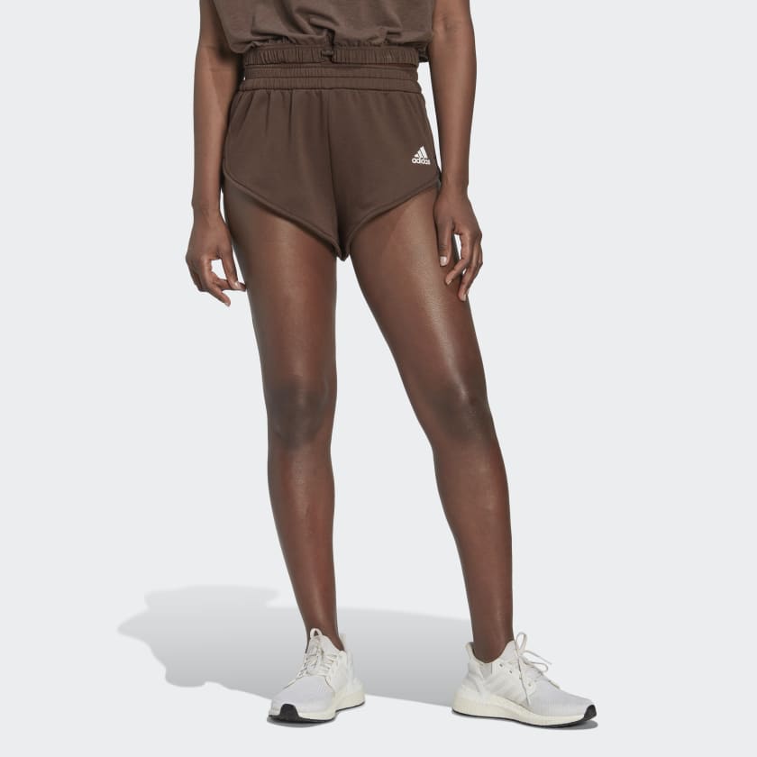 adidas Hyperglam Mini Shorts - Brown