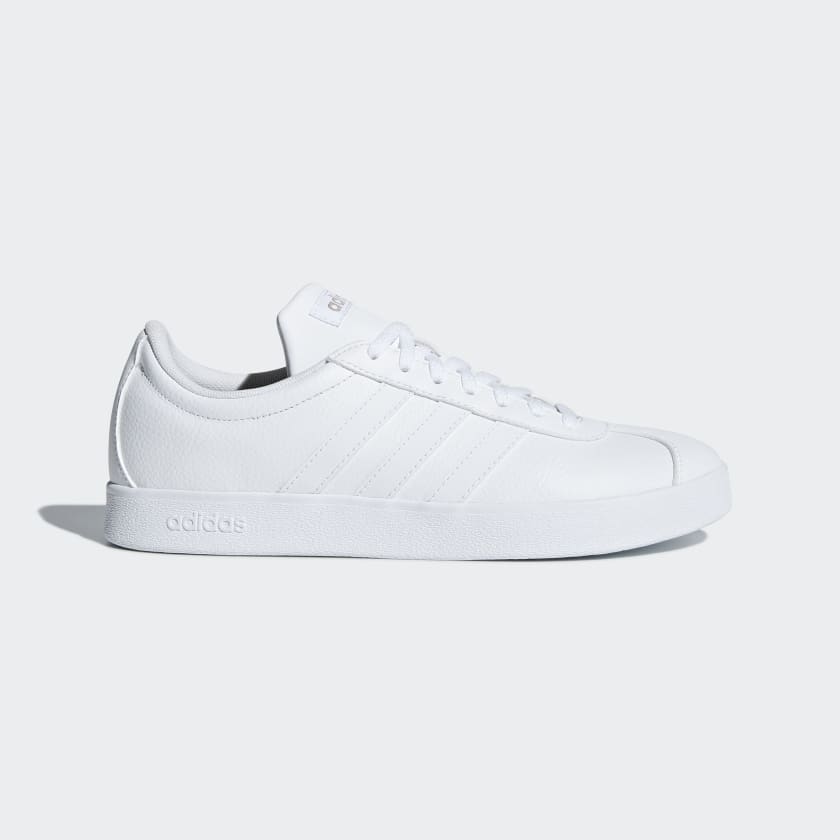 White adidas VL Court 2.0 Shoes | adidas UK