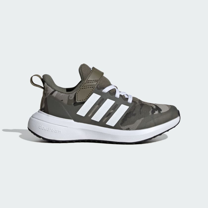 - Shoes adidas | FortaRun Green Elastic Strap Cloudfoam Top 2.0 Lifestyle US Kids\' adidas | Lace