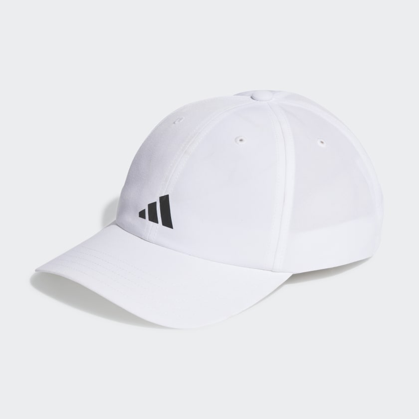 adidas Running Essentials AEROREADY Six Panel Baseball Cap White adidas UK