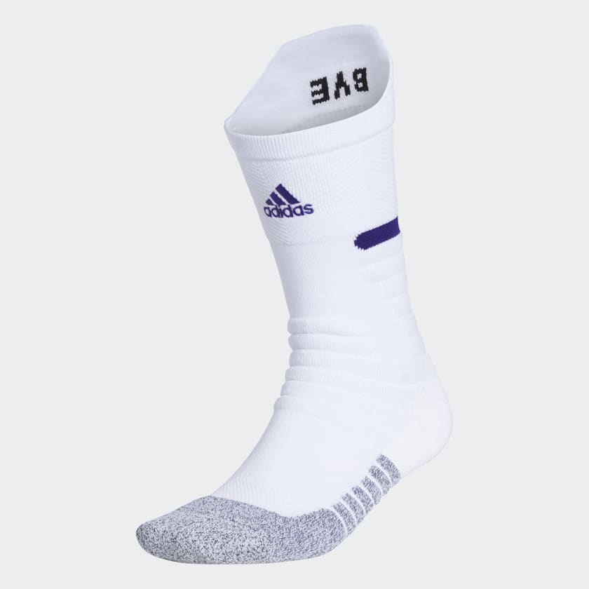 adidas Adizero Football Cushioned Crew Socks White unisex training