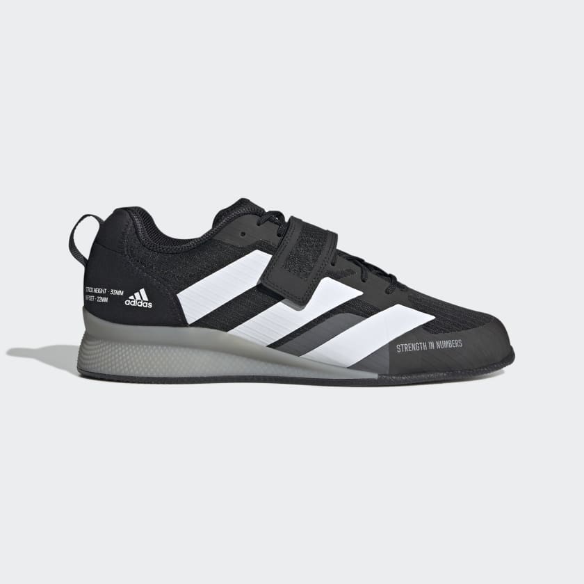 adidas Unisex Adult Men's or Women's Adipower Weightlifting 3 Shoes (Core Black / Cloud White / Grey Three)