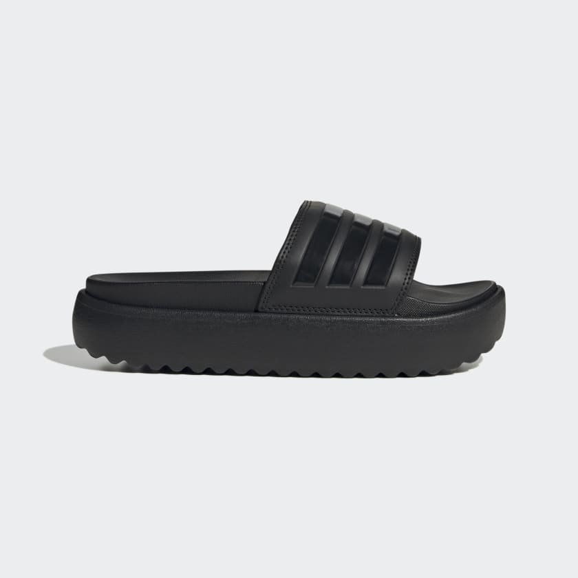 adidas Adilette Platform Slides - Black | adidas Canada