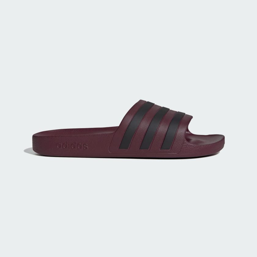 Adidas adilette burgundy cheap