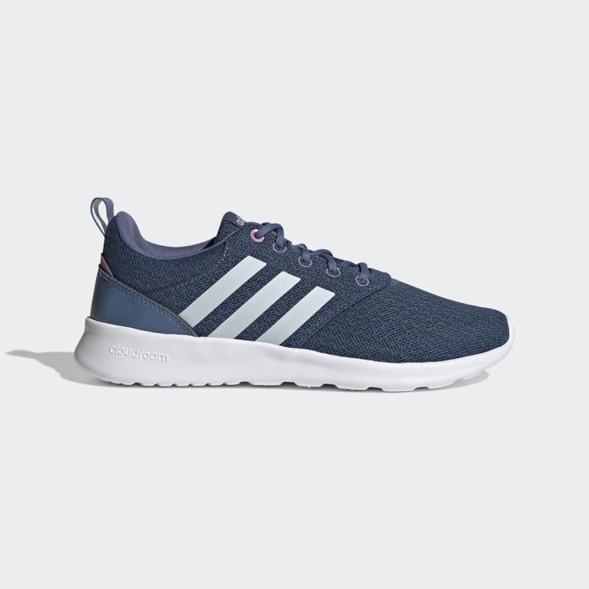 Adidas qt racer shoes top glow blue