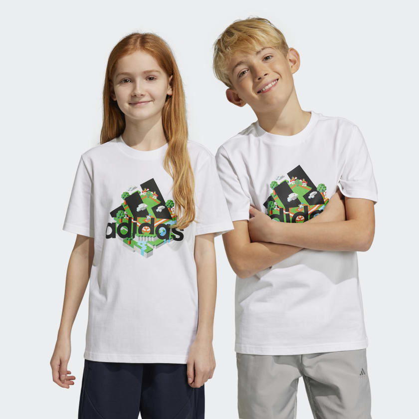 Acht Walging Schep adidas x LEGO® Graphic Tee - White | Kids' Training | adidas US