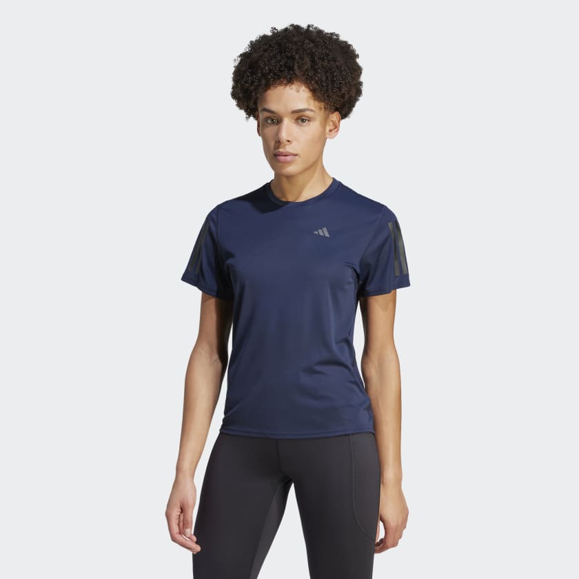 adidas Own the Tee - Blue Women's | US