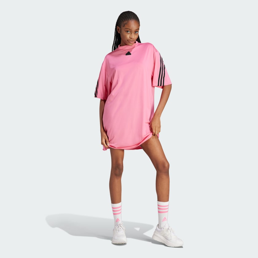 adidas Future Icons 3-Streifen Kleid - Rosa | adidas Deutschland