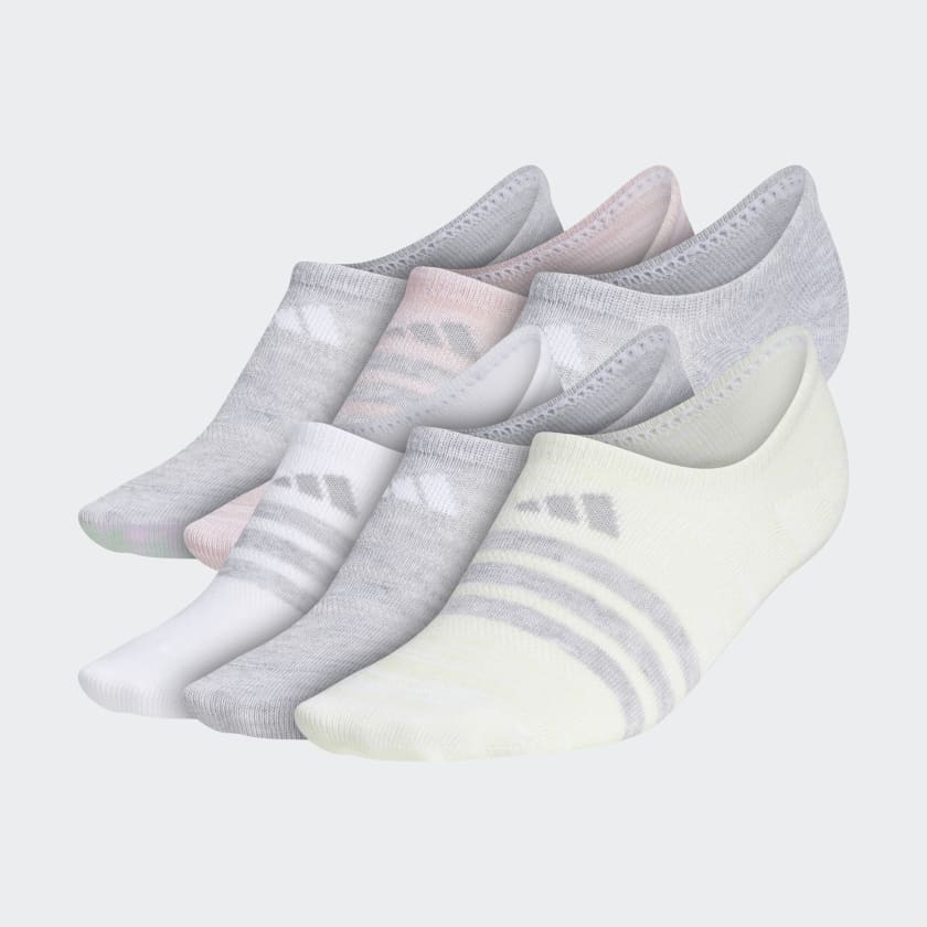 Adidas men's superlite no show socks 6 pack top