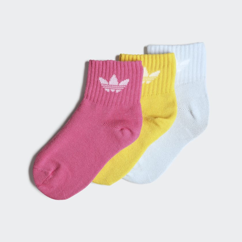 Chaussettes Mid-Ankle (3 paires) - Bleu adidas | adidas France
