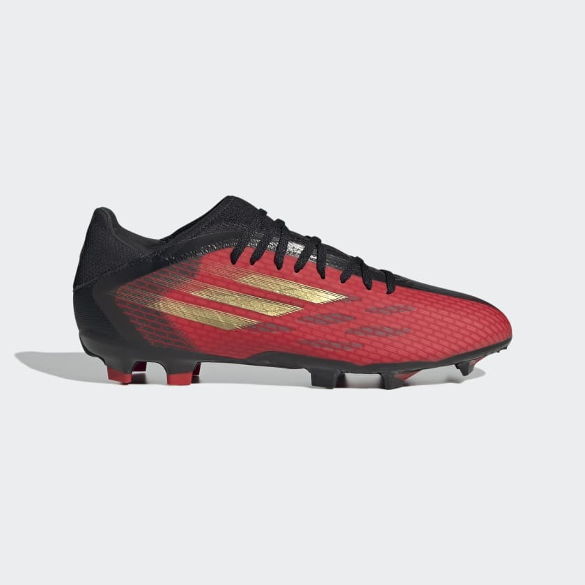 Red & black adidas cleats clearance