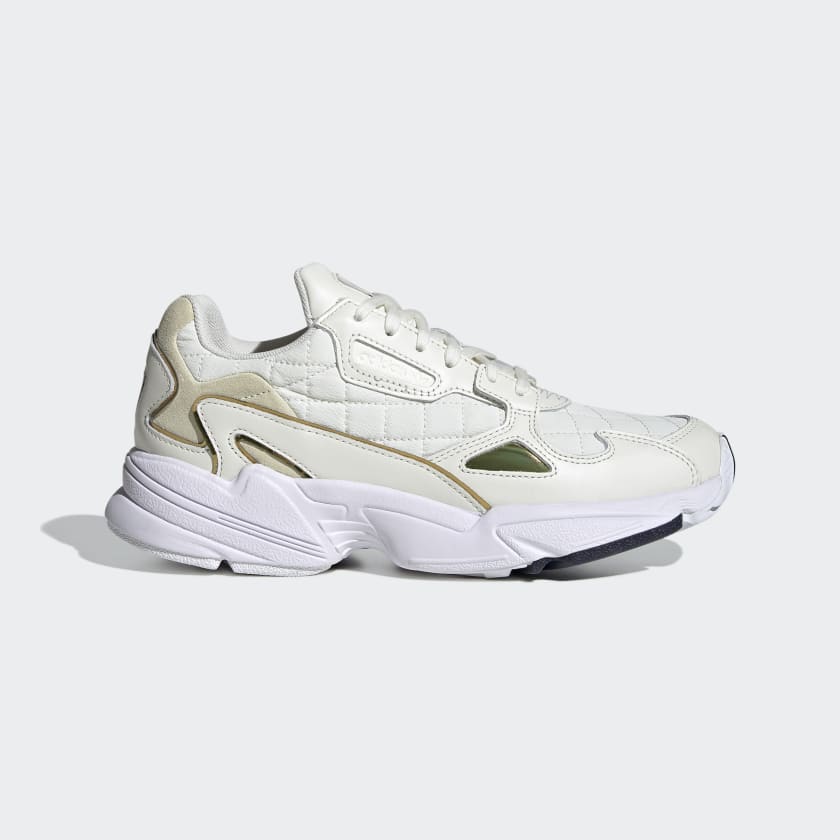 Adidas falcon clearance rose et blanche