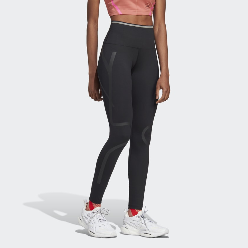 adidas by Stella McCartney TruePace Running Leggings - Black, Women's  Running