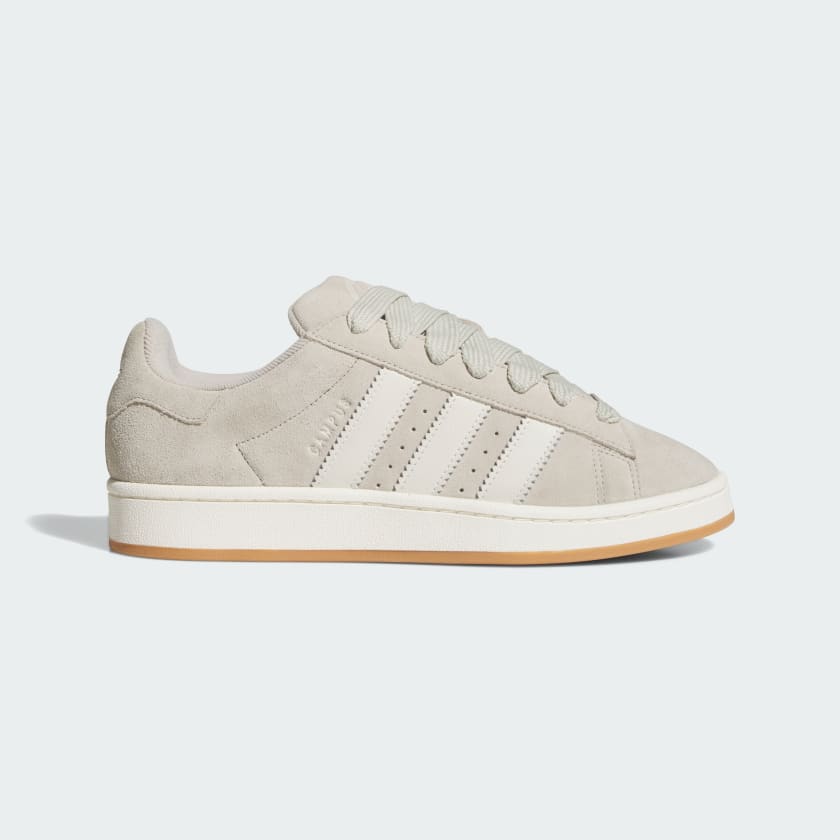 Tênis couro adidas originals campus bege clearance