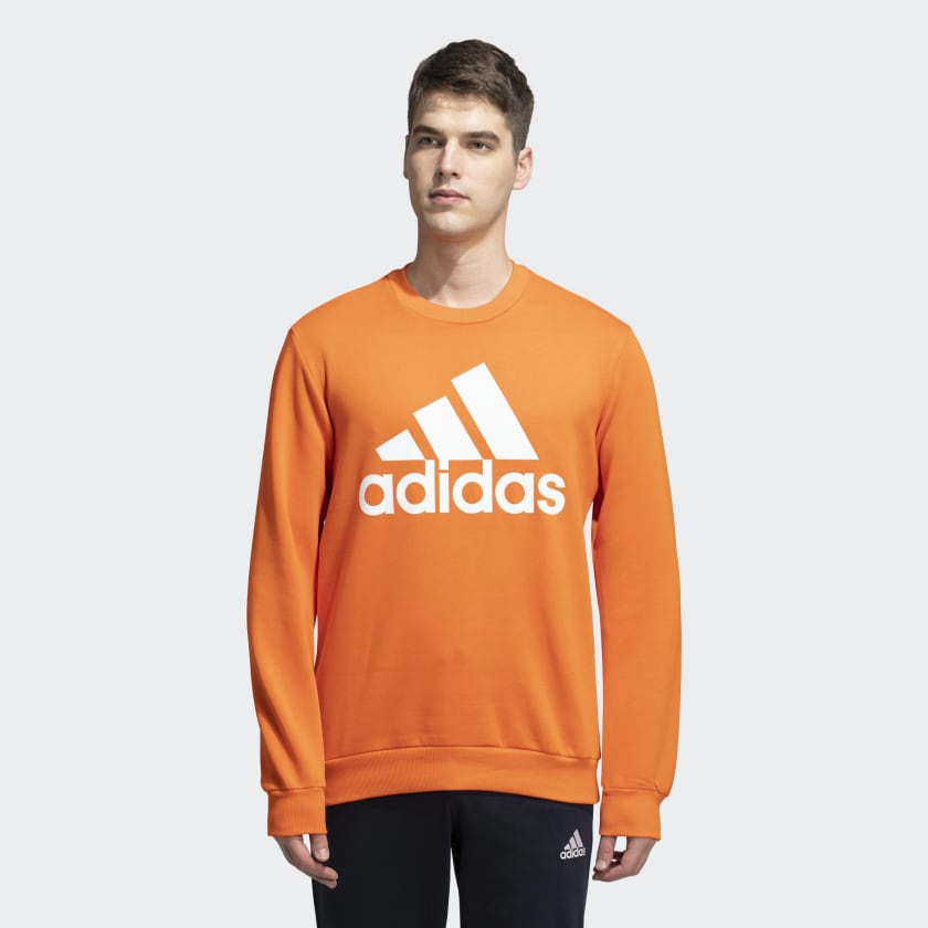 adidas BIG LOGO FREELIFT SWEATSHIRT Orange adidas India