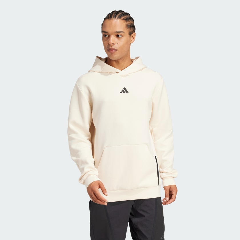 Adidas nmd hoodie white outlet