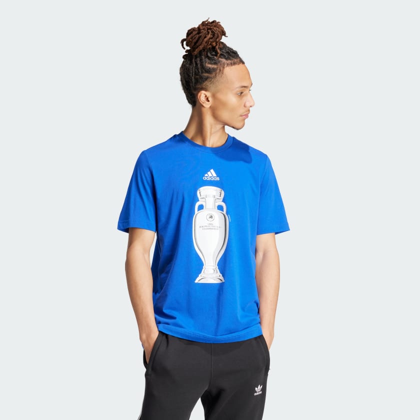 adidas Official Emblem Trophy T Shirt Blue adidas Ireland