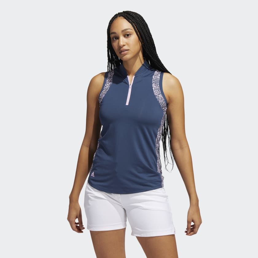 Adidas golf women's ultimate 365 sleeveless polo hot sale