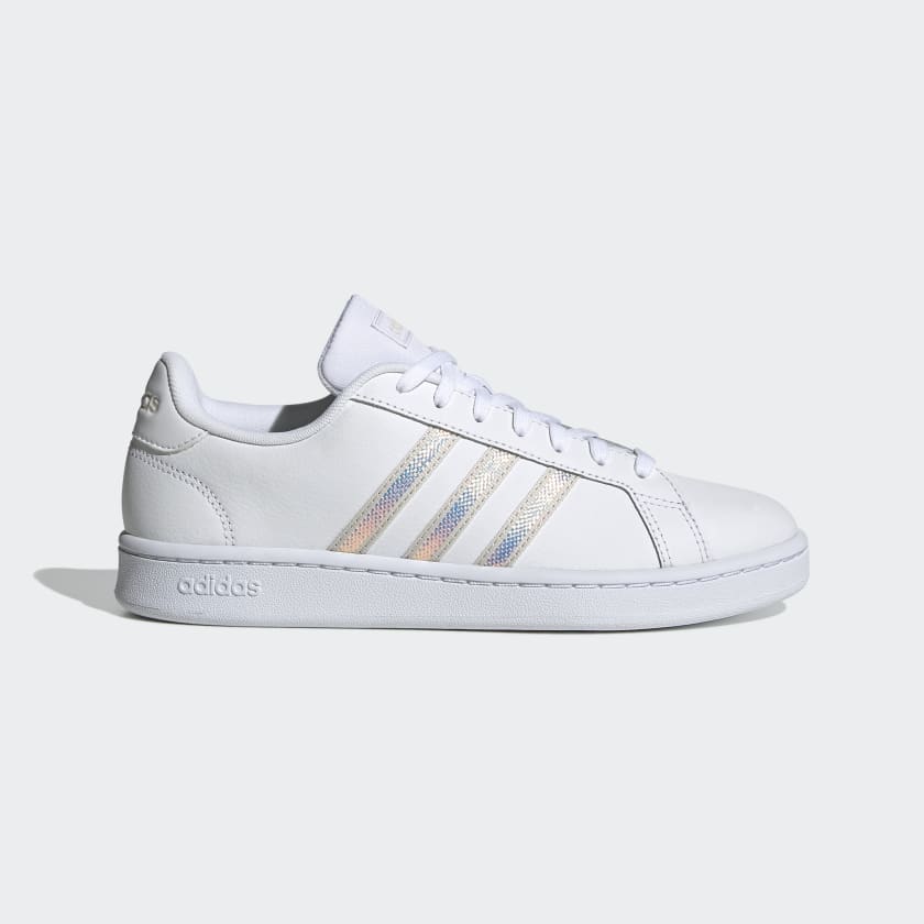 black grand court adidas