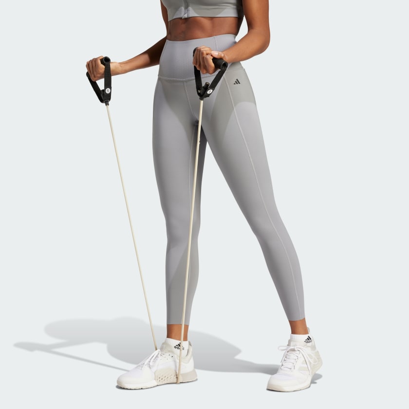 Gymshark Gray Training High Rise Graphic Leggings Womens Size