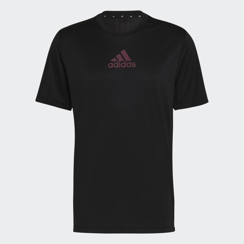 adidas Designed to Move Sport 3 Stripes Tee Black adidas Thailand