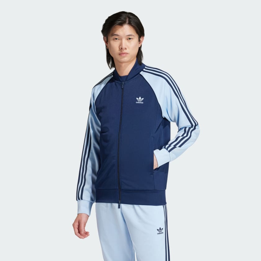 Track jacket adicolor classics primeblue sst new arrivals