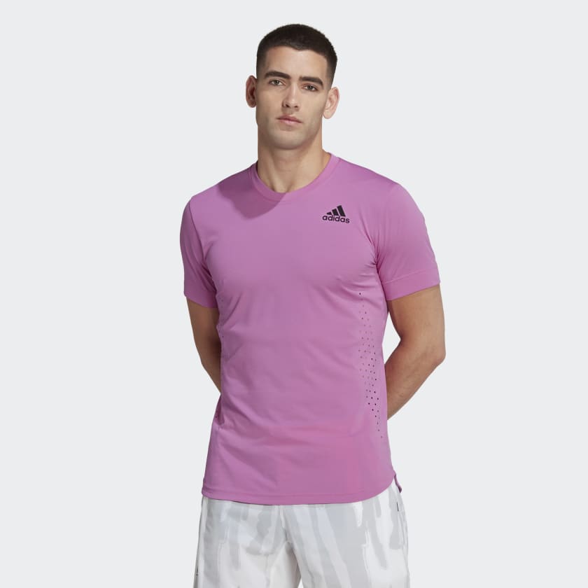 Tennis York FreeLift Tee - Purple | Men | adidas US