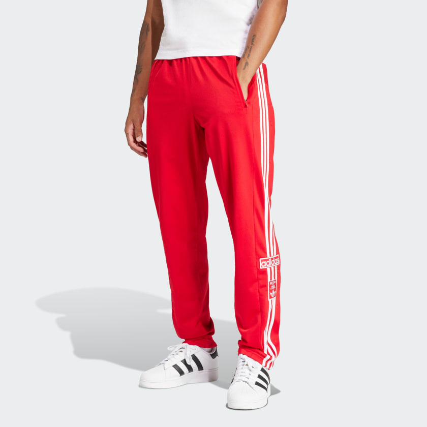 Adidas MARQUEE Adibreak Snap Warm up Men Basketball Pants Red