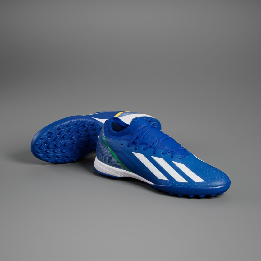 adidas X Crazyfast.3 Brazil Turf Soccer Shoes - Blue | Unisex Soccer |  adidas US