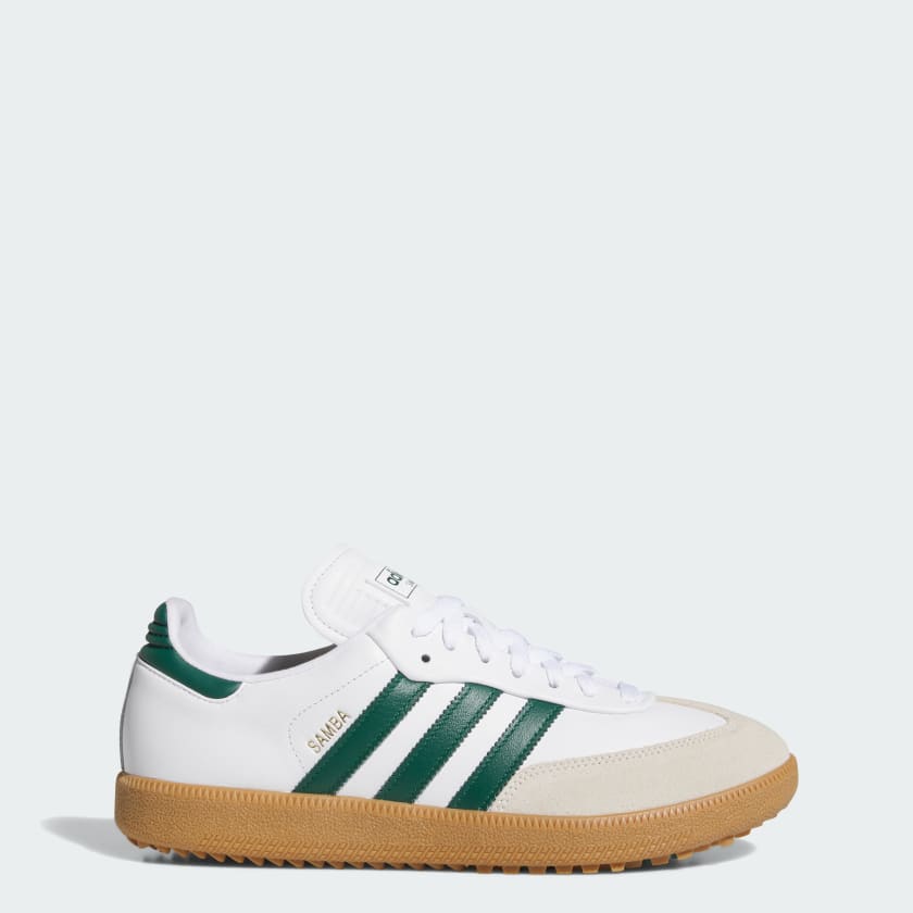 adidas Samba Spikeless Golf Shoes - White | Free Shipping