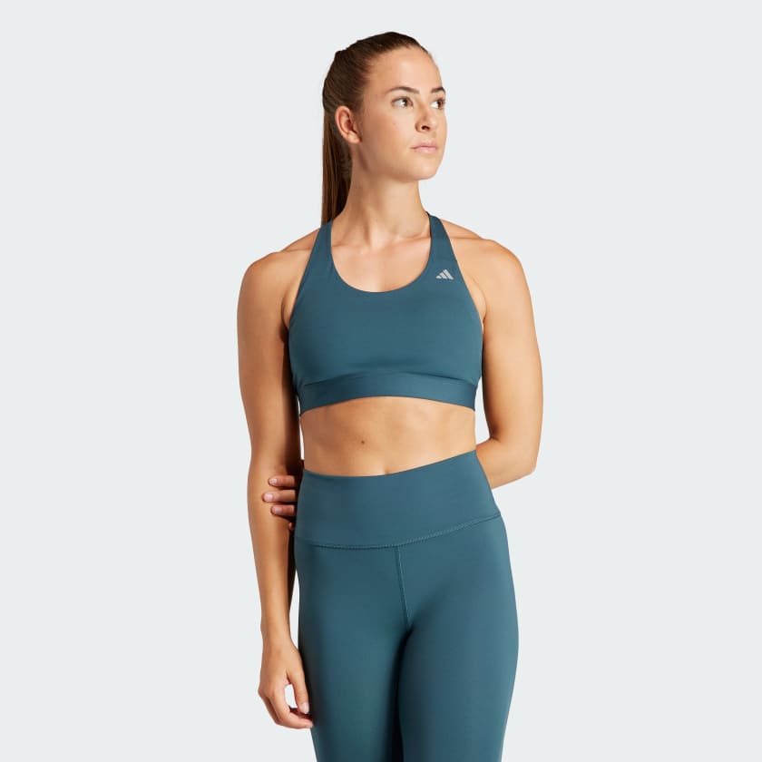 NWT Adidas Don't Rest Alphaskin Removable Padded Sports Bra