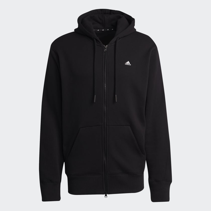 adidas Sportswear Comfy Chill Full Zip Hoodie Black adidas Thailand