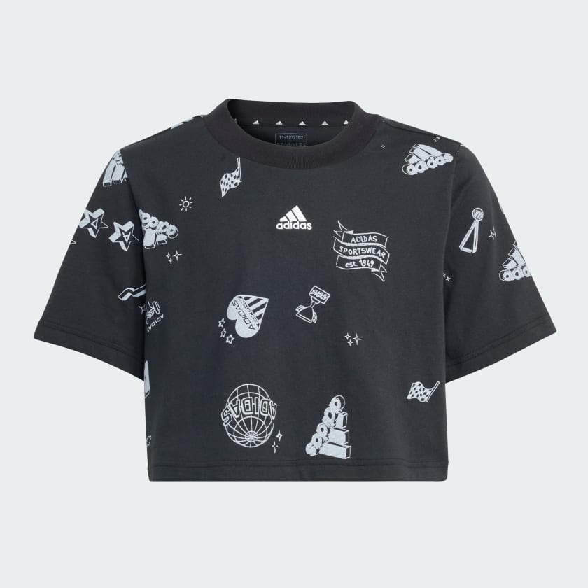 Camiseta corta adidas niña hot sale