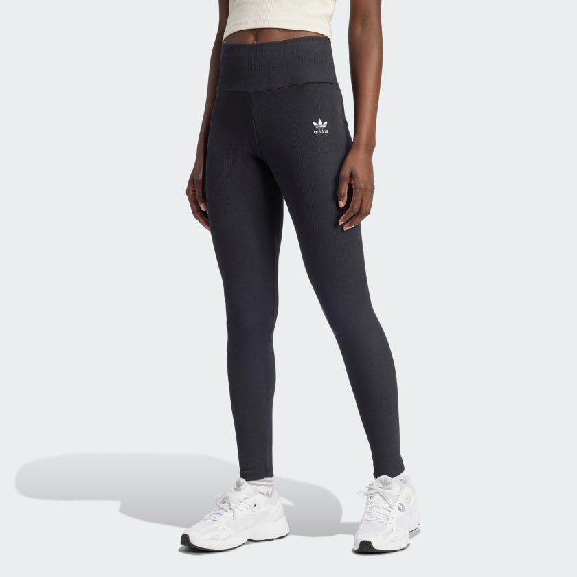 Black high waisted adidas leggings shop