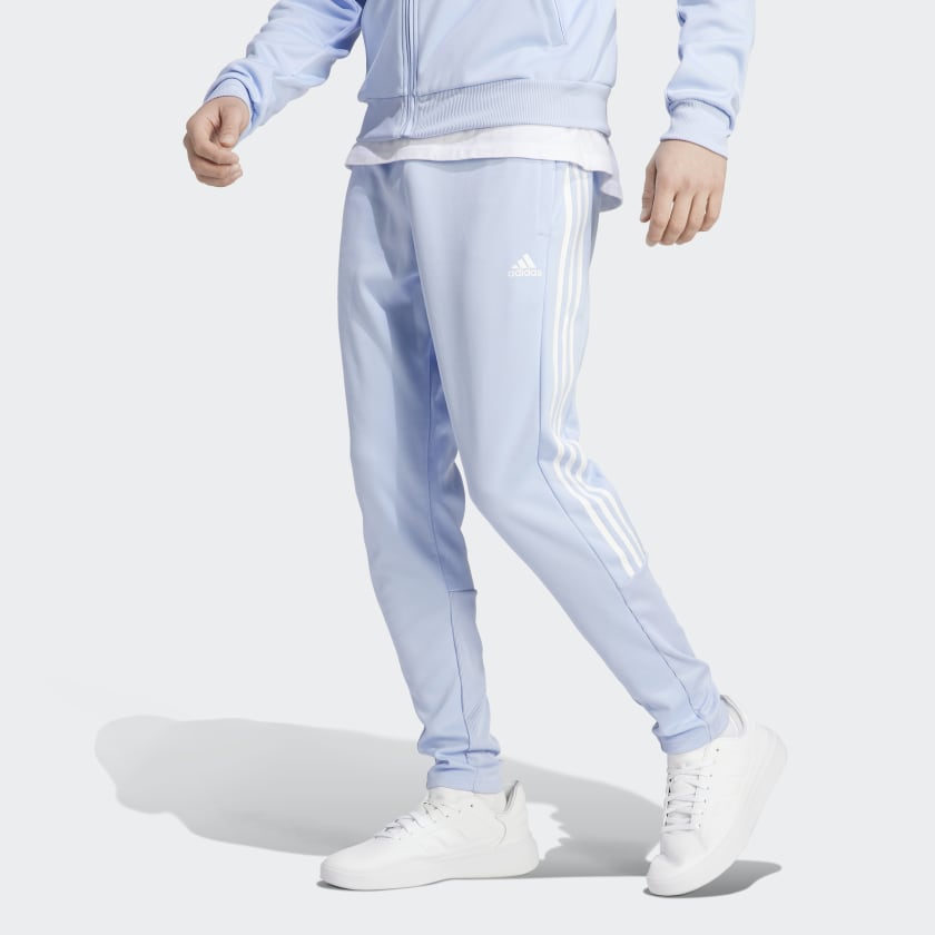Amazon.com: adidas Women's Essentials Warm-Up Tricot Regular 3-Stripes Track  Pants, Preloved Blue/White, Small : Clothing, Shoes & Jewelry