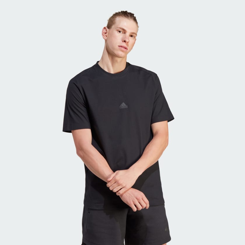 Adidas shirt zwart deals