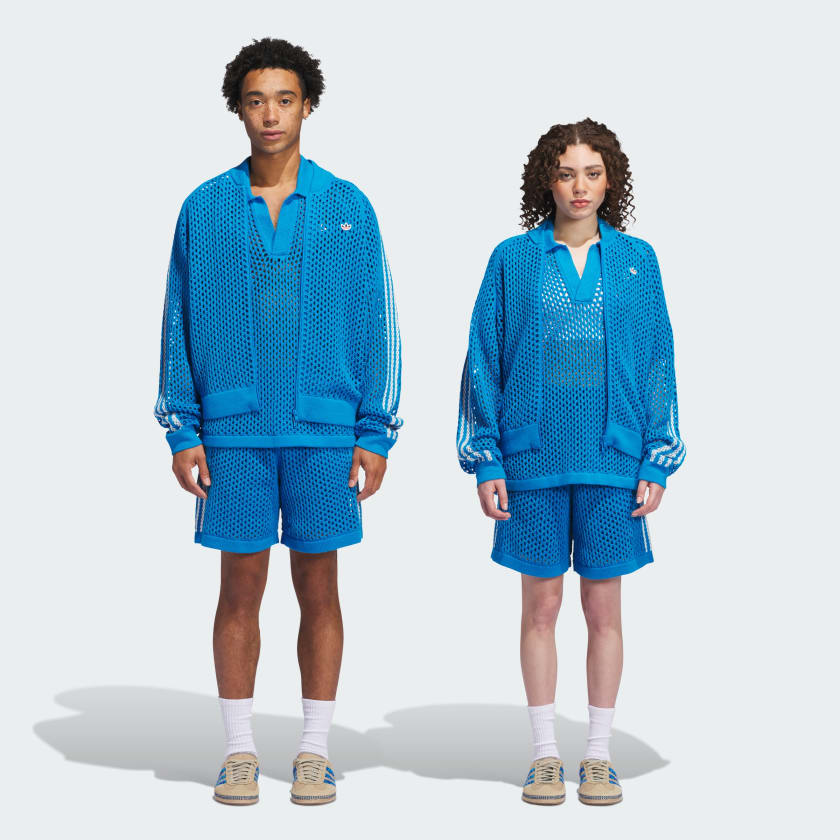 商品画像：CLOT Crochet Track Top - Azul adidas | adidas Brasil 5