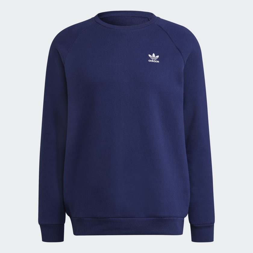 adidas Adicolor Essentials Trefoil Crewneck Sweatshirt - Blue | Men\'s  Lifestyle | adidas US