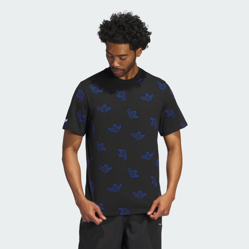 Adidas allover print tee online