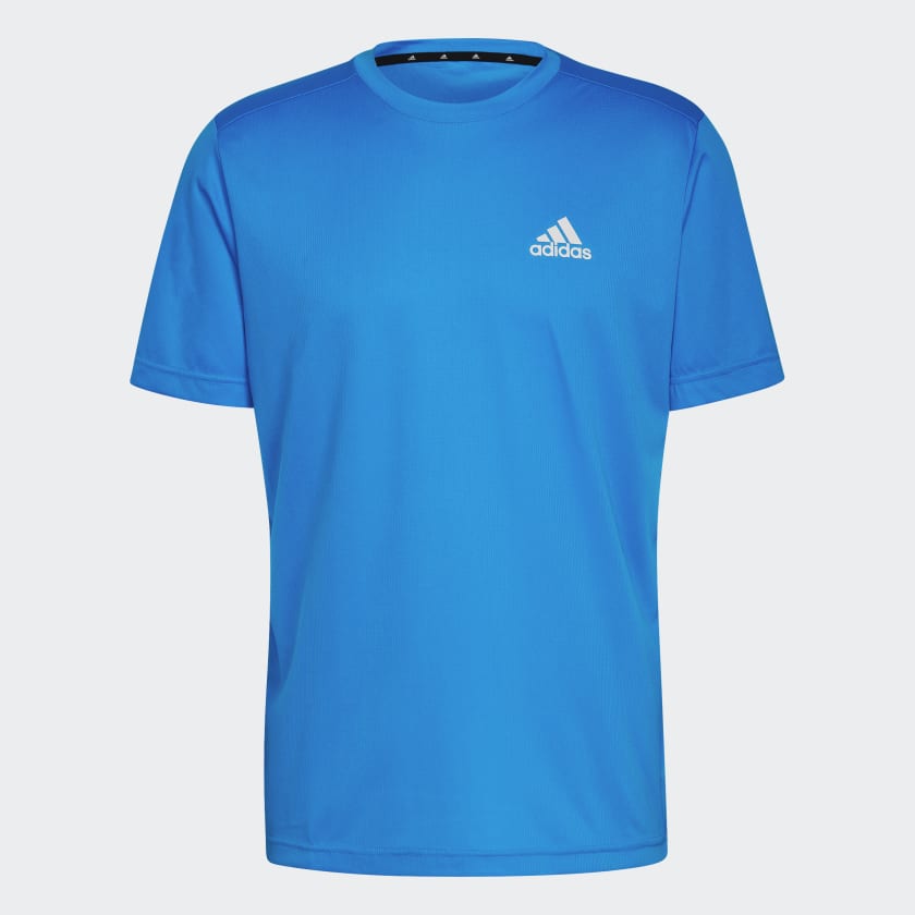 adidas AEROREADY DESIGNED TO MOVE SPORT TEE Blue adidas Thailand