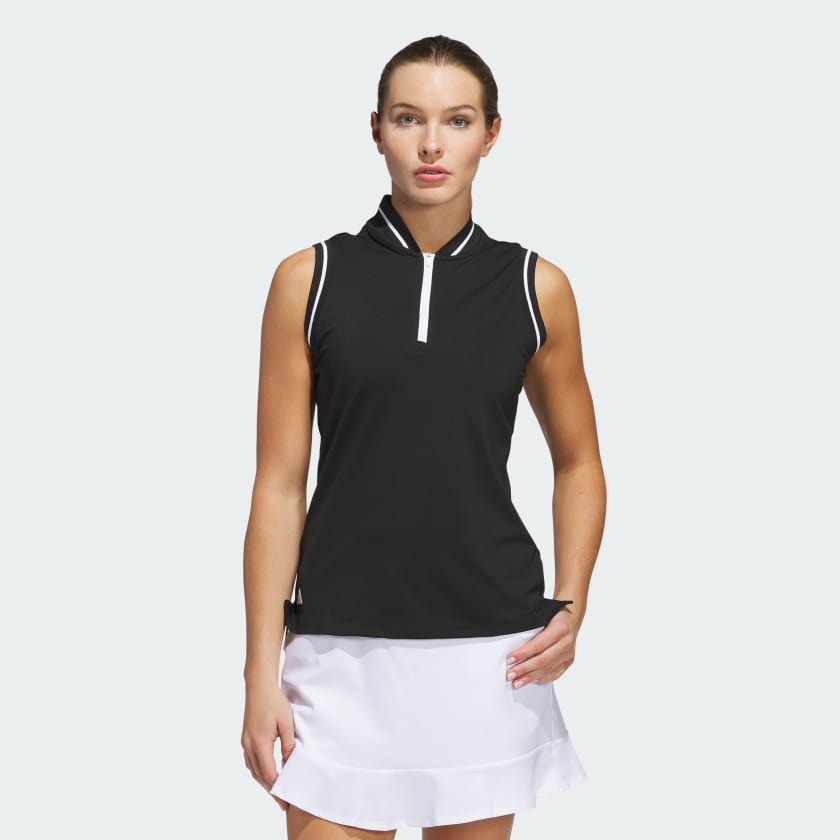 adidas Ultimate365 Zip Polo - Black | Free Shipping with adidas Ultimate365 Zip Polo - Black | Free Shipping with