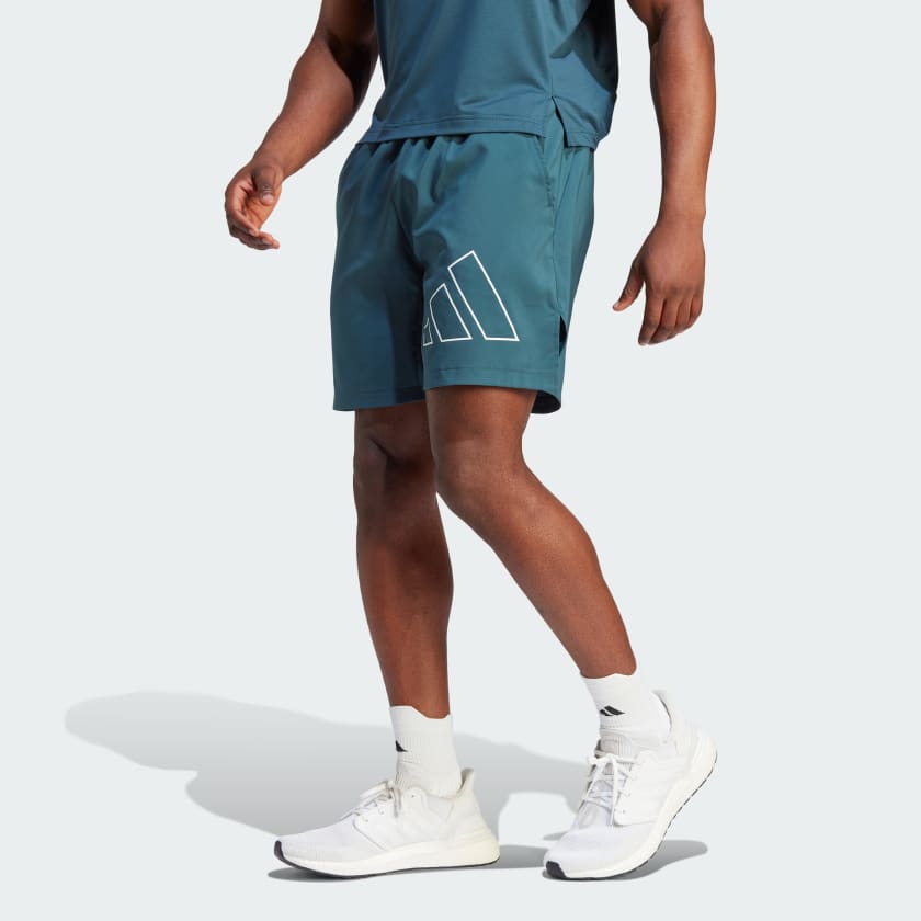 Adidas big logo shorts sale