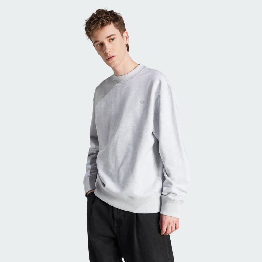 adidas Adicolor Contempo Crew Sweatshirt - Grey | Men's Lifestyle