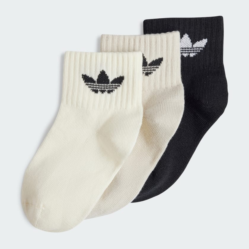 adidas Mid Ankle Kids Socken 3 Paar Schwarz adidas Deutschland