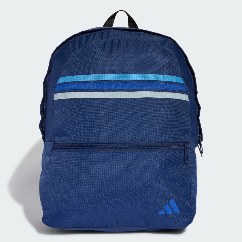 adidas Classic Back to School Stripes Backpack Blue adidas UK