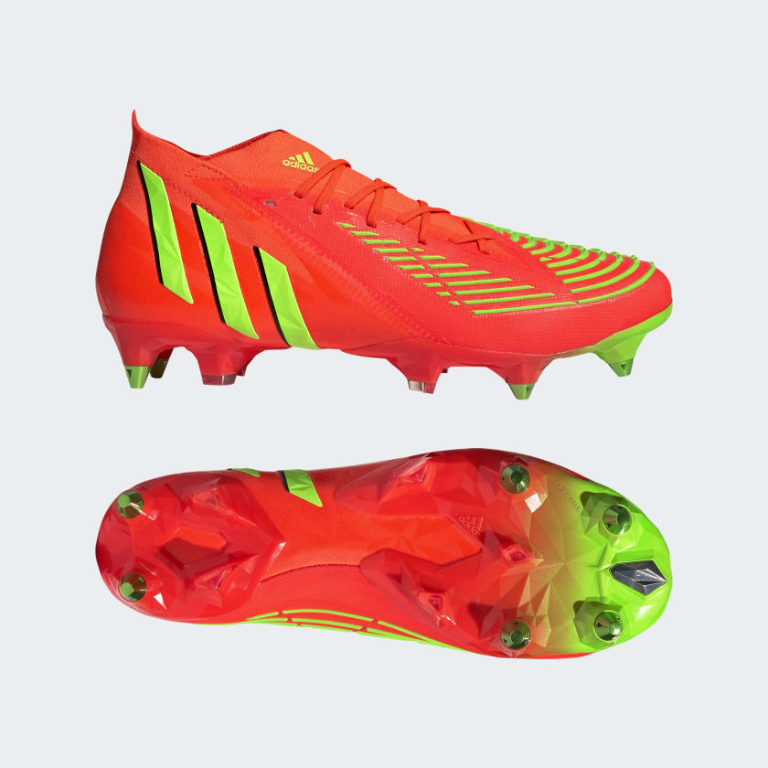 adidas Calzado de futbol Predator Edge.1 Terreno Blando Rojo adidas Mexico