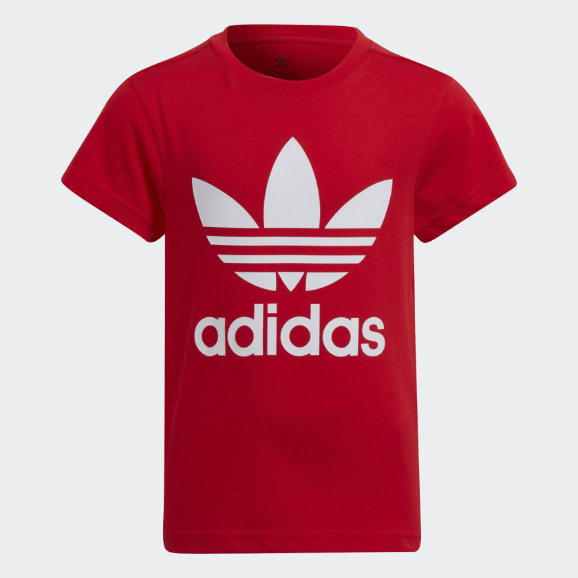 Camiseta adidas roja shop