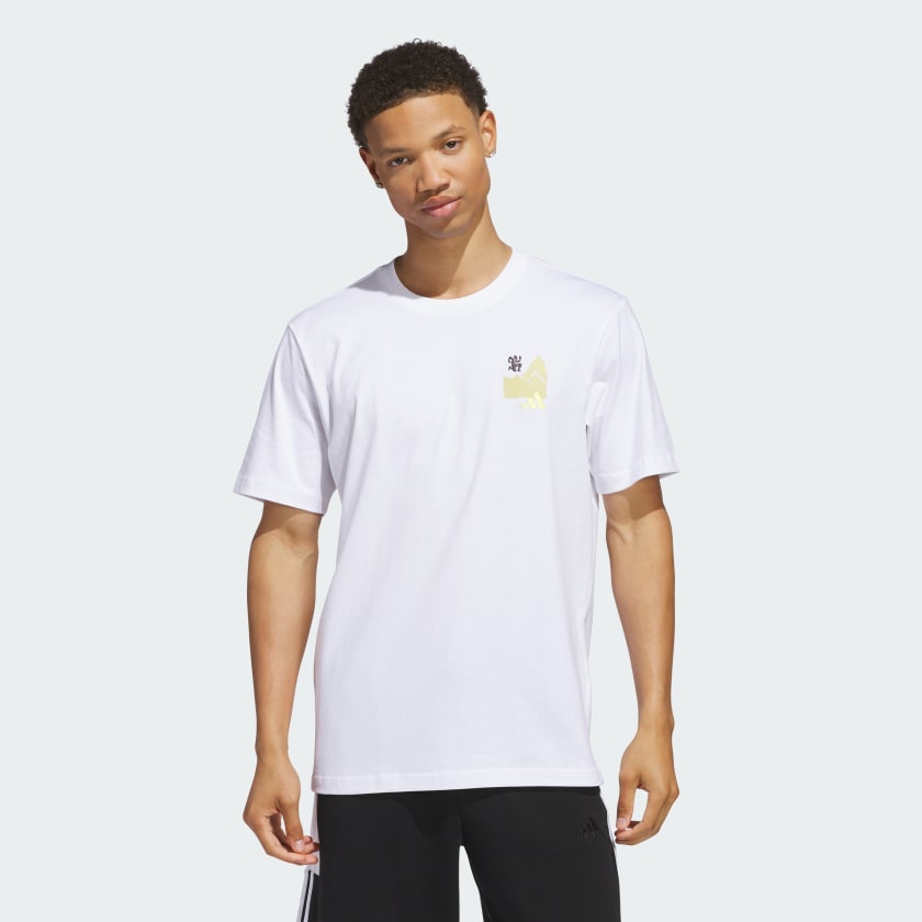 adidas Jet Set Camper Graphic Tee - White | Free Shipping adidas Jet Set Camper Graphic Tee - White | Free Shipping
